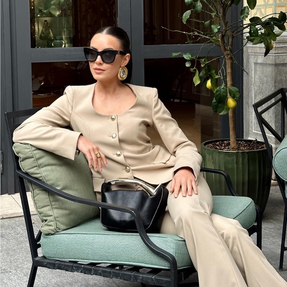 Zara scoop neck blazer - Picture 4 of 11